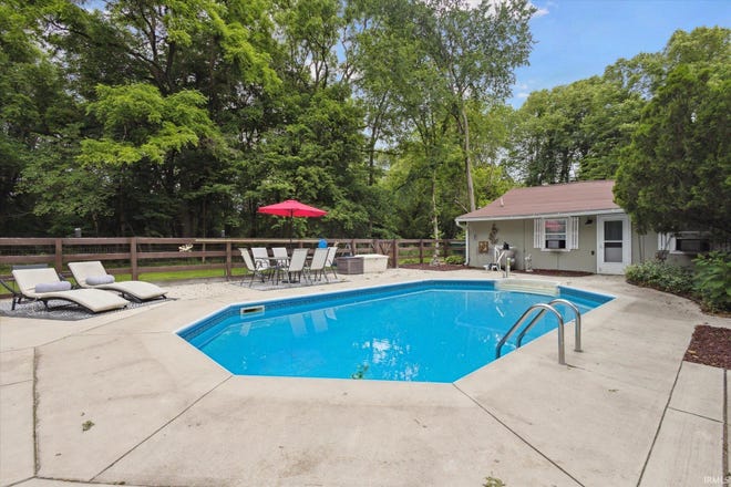 This beautifully refreshed, turn-key home was originally built in 1874 and sits on nearly three acres in South Bend.