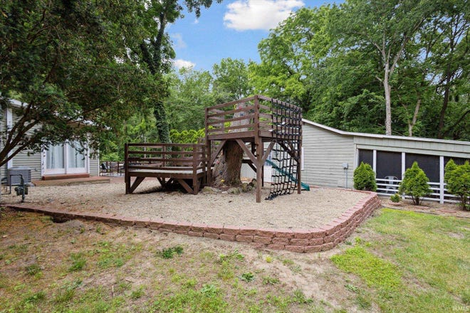 This beautifully refreshed, turn-key home was originally built in 1874 and sits on nearly three acres in South Bend.