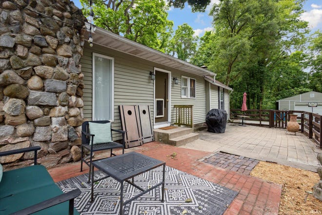 This beautifully refreshed, turn-key home was originally built in 1874 and sits on nearly three acres in South Bend.