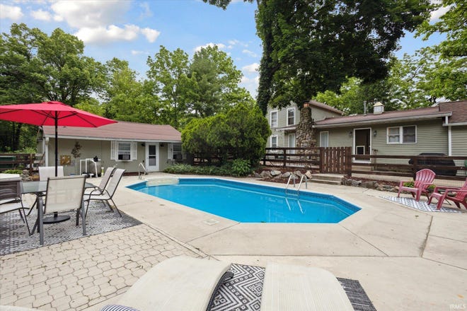 This beautifully refreshed, turn-key home was originally built in 1874 and sits on nearly three acres in South Bend.