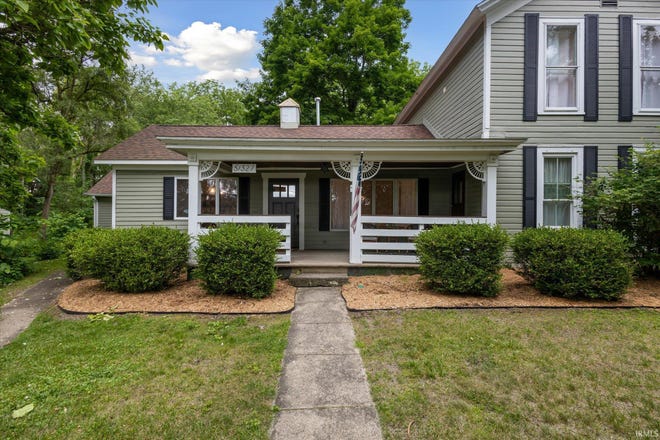 This beautifully refreshed, turn-key home was originally built in 1874 and sits on nearly three acres in South Bend.