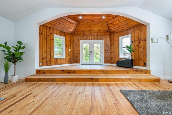 This historic church in Bloomington has been converted to a unique and stylish home.