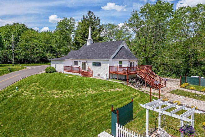 This historic church in Bloomington has been converted to a unique and stylish home.