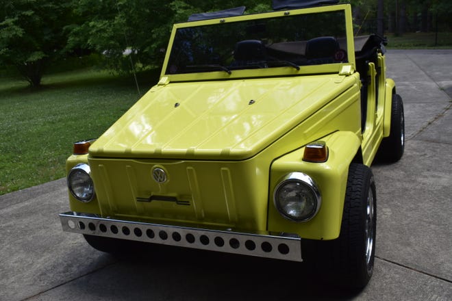 Tim Lloyd has refurbished this rare 1973 Volkswagen Thing.